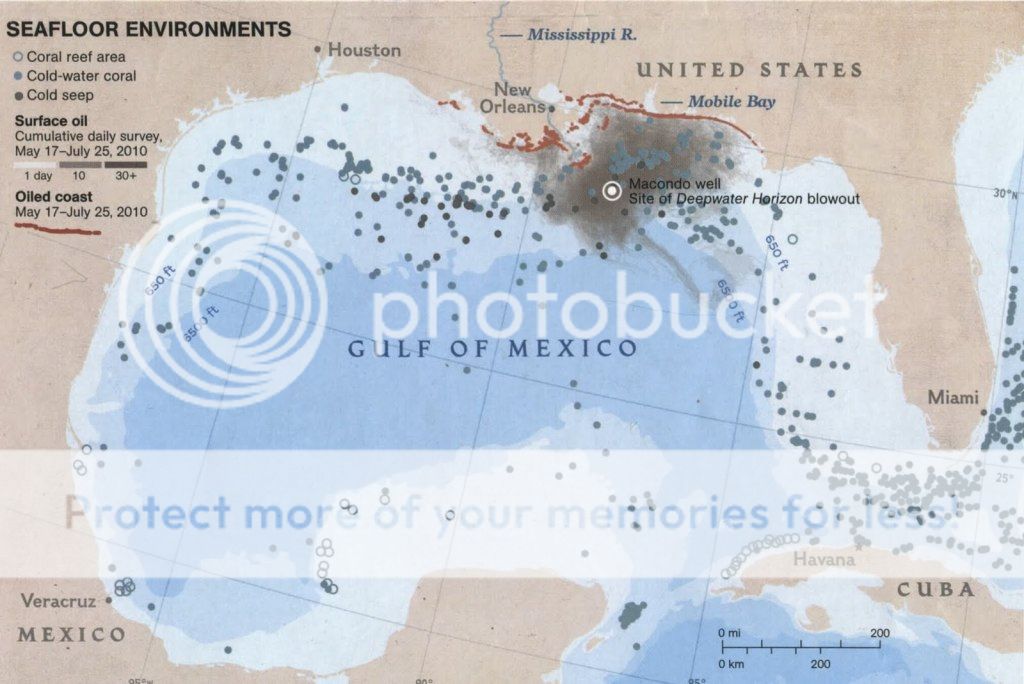 Gulf of Mexico map