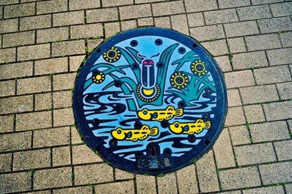 Japanese manhole designed