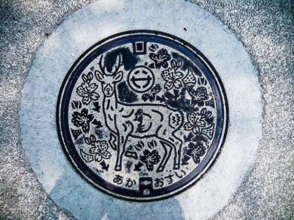 Japanese manhole designed