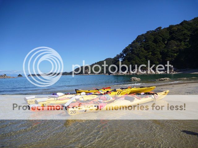 Kayaks at Mosquito Bay