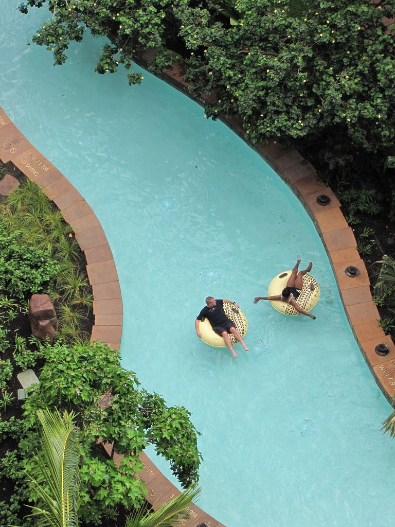 Lazy river at Aulani