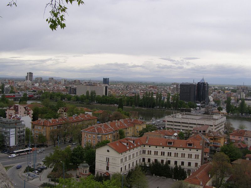 Plovdiv city in December