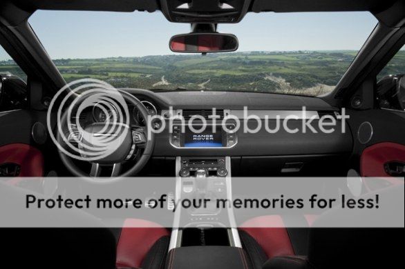 Range Rover Evoque Dashboard