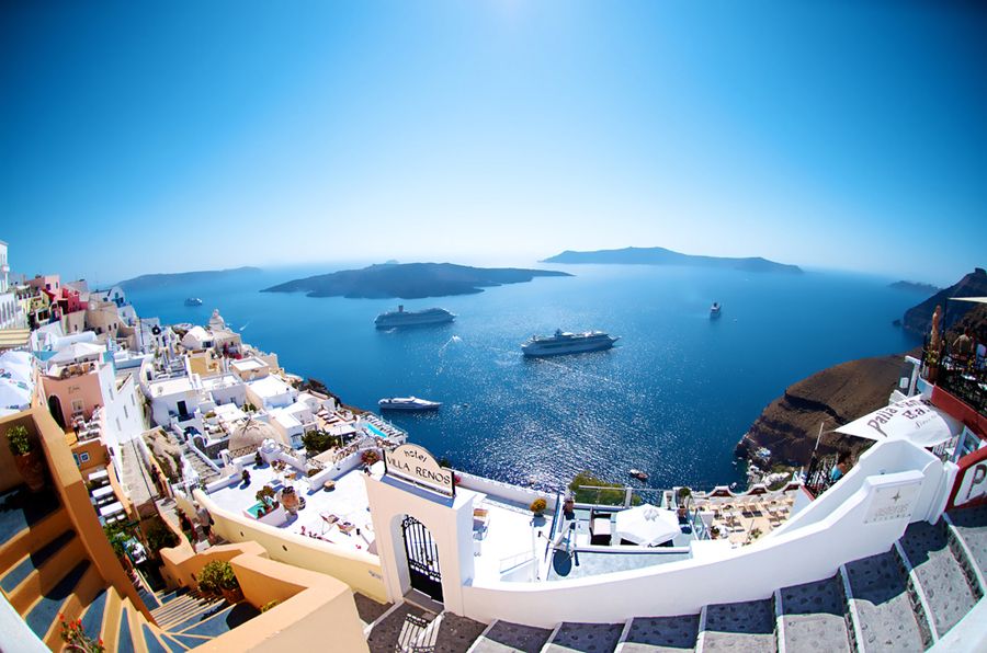 Santorini Fisheye