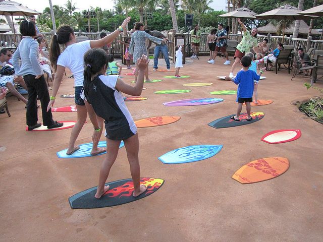 Surf lessons at Aulani