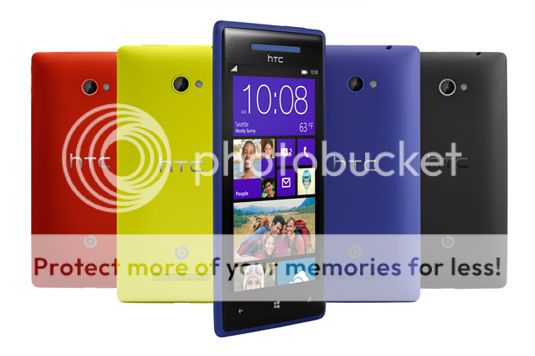 Windows Phone 8X colors