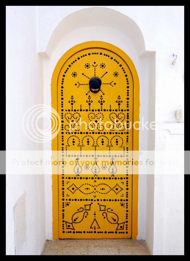 Yellow Door - Hammamet Tunisia