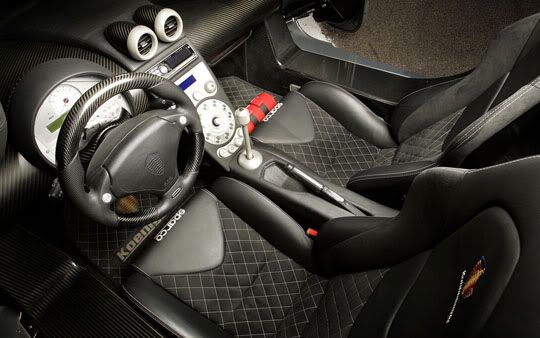 Koenigsegg CCX interior Koenigsegg CCX interior