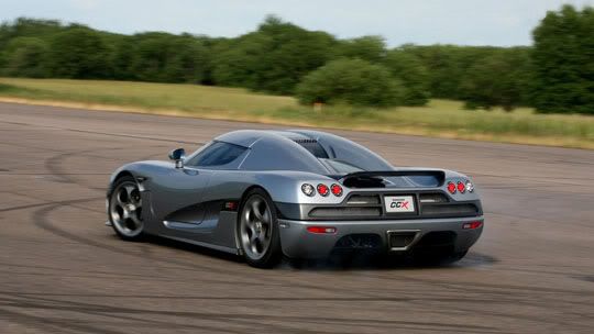 Koenigsegg CCX rear view Koenigsegg CCX rear view