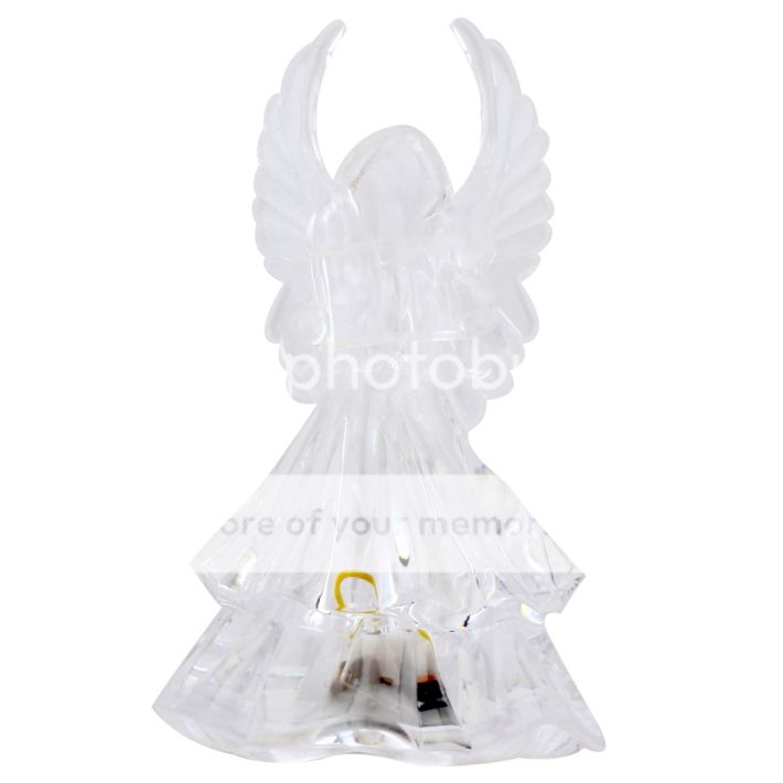 Color Changing Angel LED Light Night Lamp Christmas Decoration Gift HS