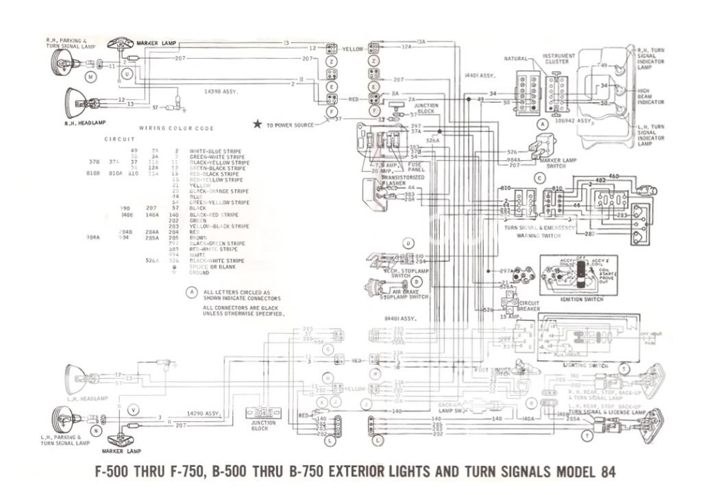 69 Ford pickup wiring diagram #2